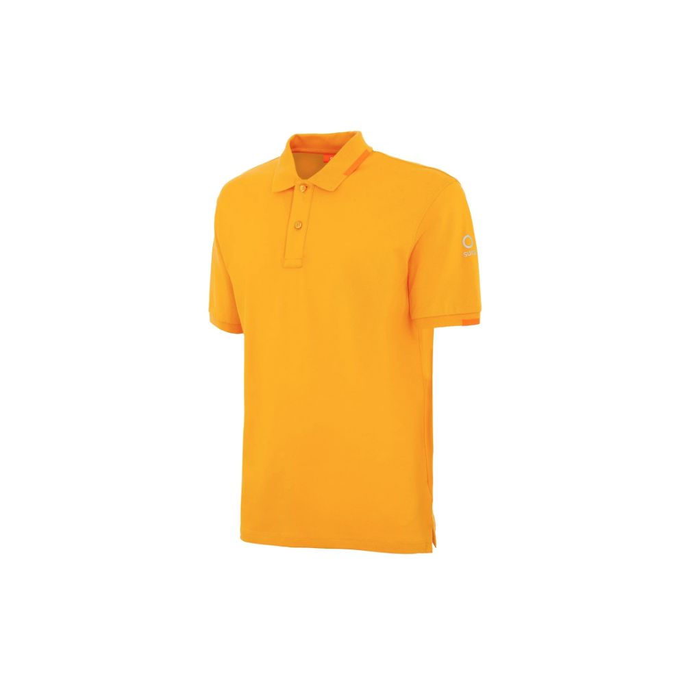 Suns Orangefarbenes Baumwoll-Poloshirt
