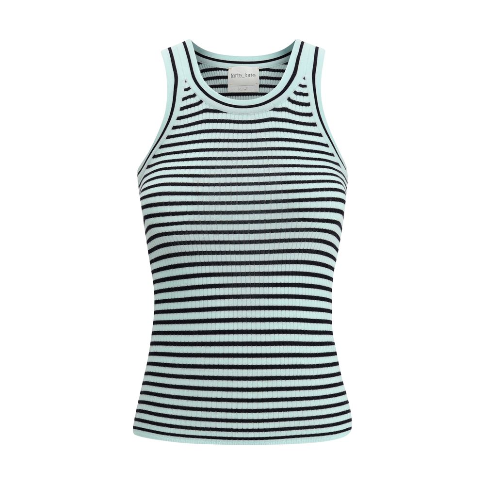 Forte_Forte Gestreiftes Tank-Top