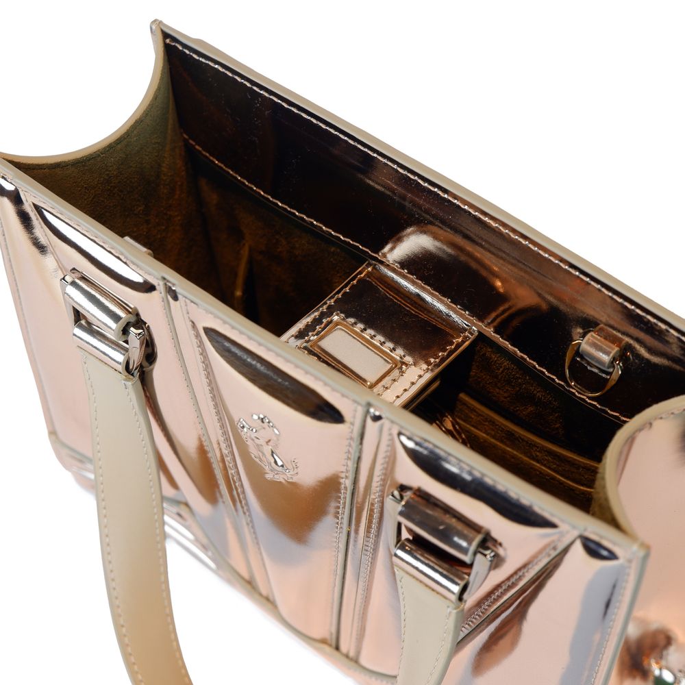 Ferrari Graue Lederhandtasche