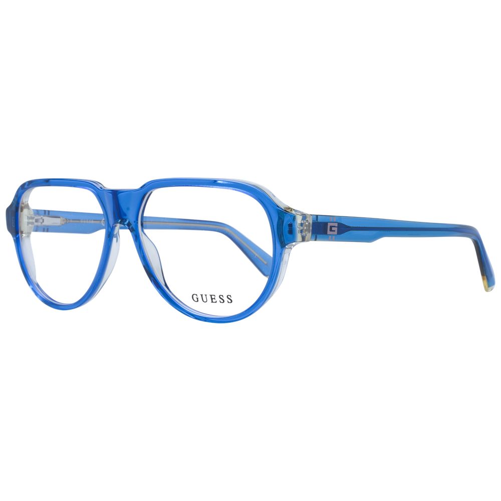 Guess Blaue optische Brillenfassungen für Männer