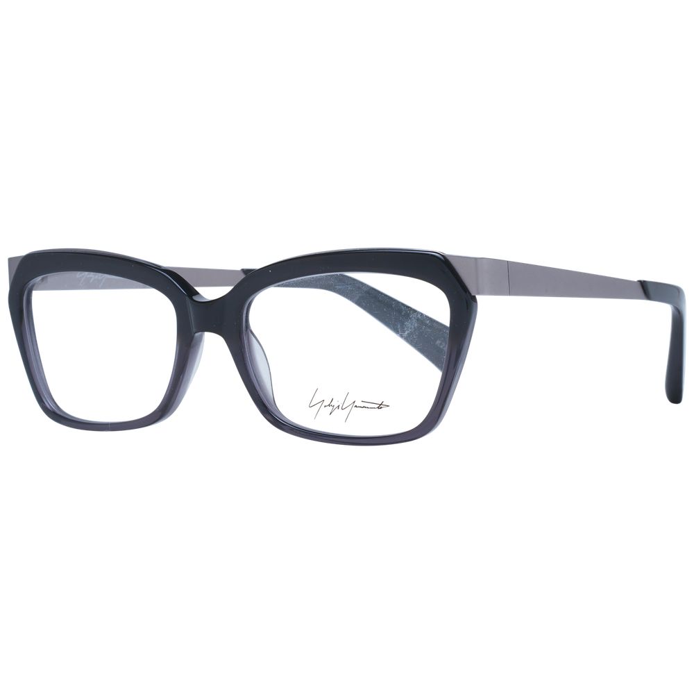 Yohji Yamamoto Schwarze Acetat-Brille (Gestell)