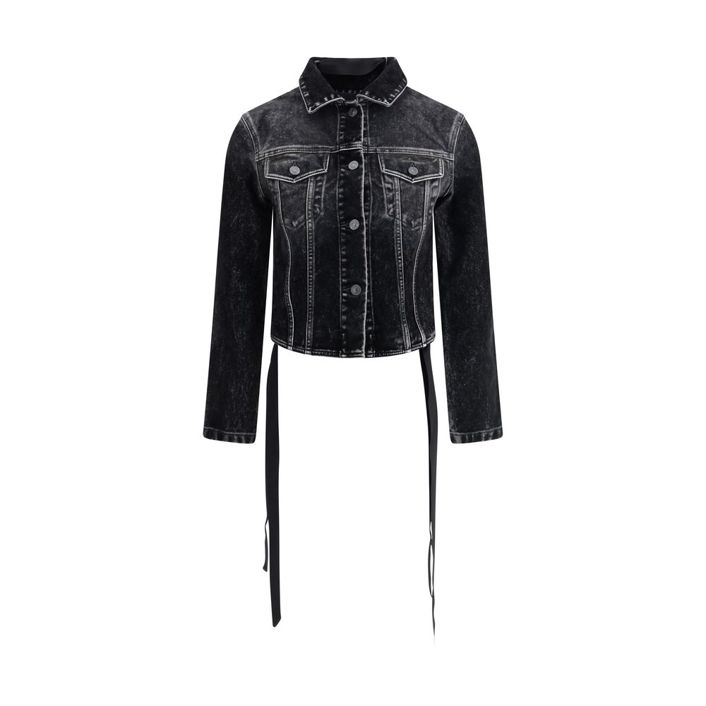 Balenciaga Jeansjacke mit Schleife