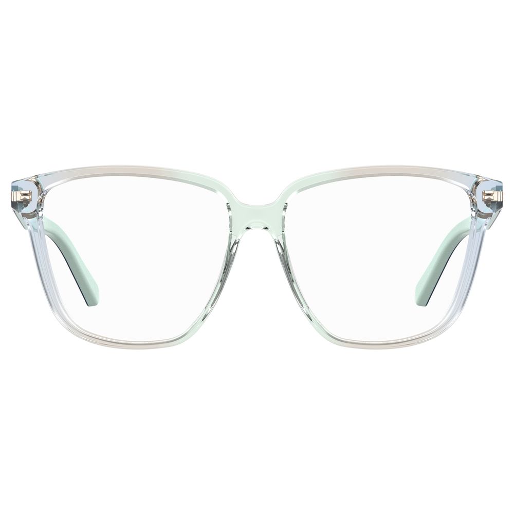 Love Moschino Blaue Acetat-Brillengestelle