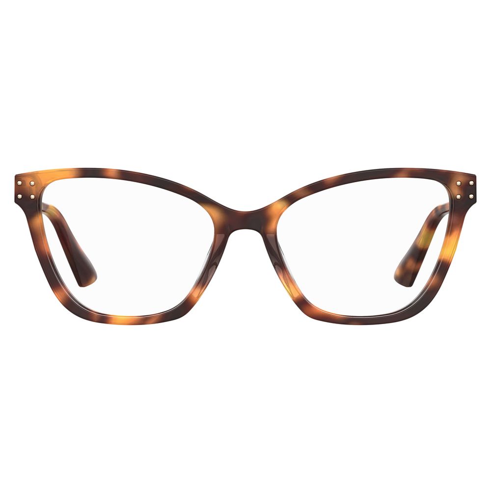Moschino Braune Acetat-Rahmen
