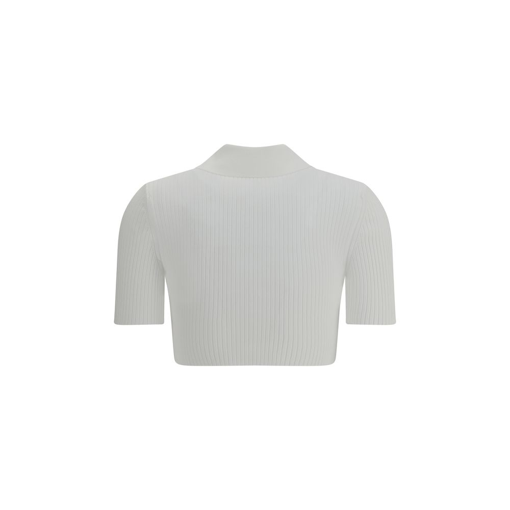 Courrèges Gekürztes Polohemd