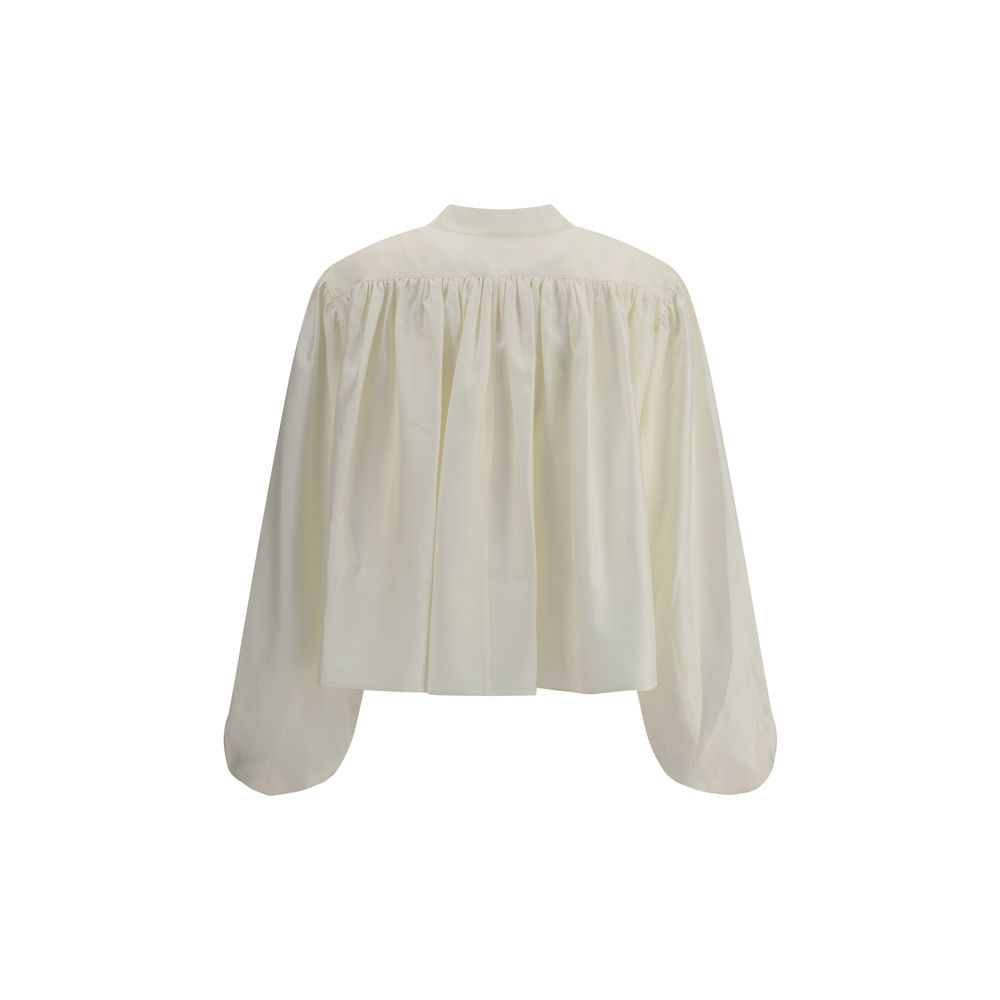 Rohe Seidenbluse