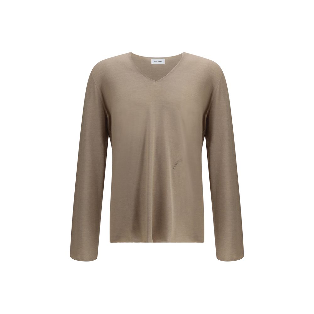 Ferragamo Pullover mit V-Ausschnitt