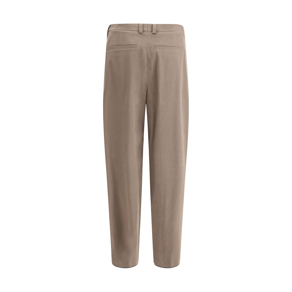 Ferragamo Hose mit weitem Bein aus Baumwolle