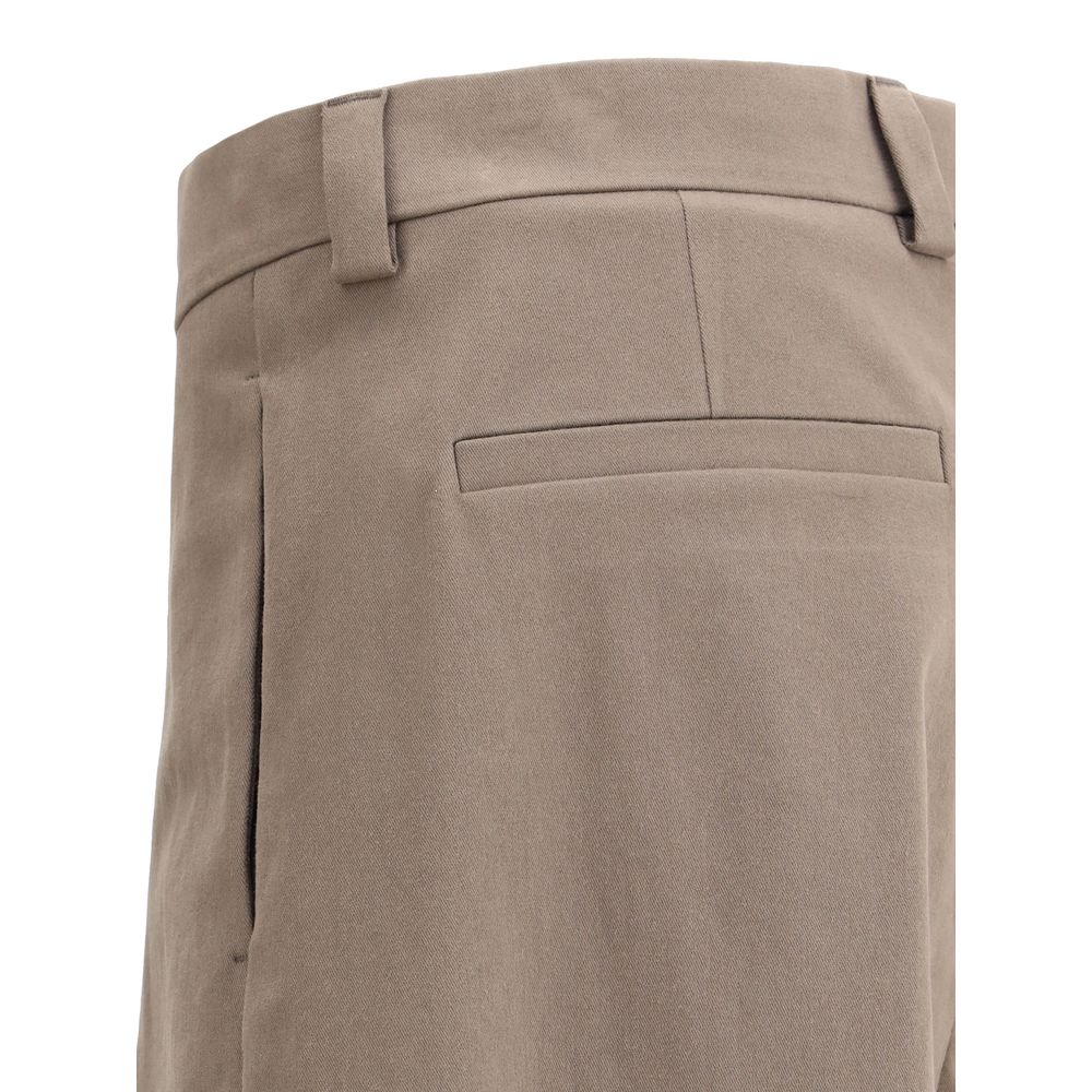 Ferragamo Hose mit weitem Bein aus Baumwolle