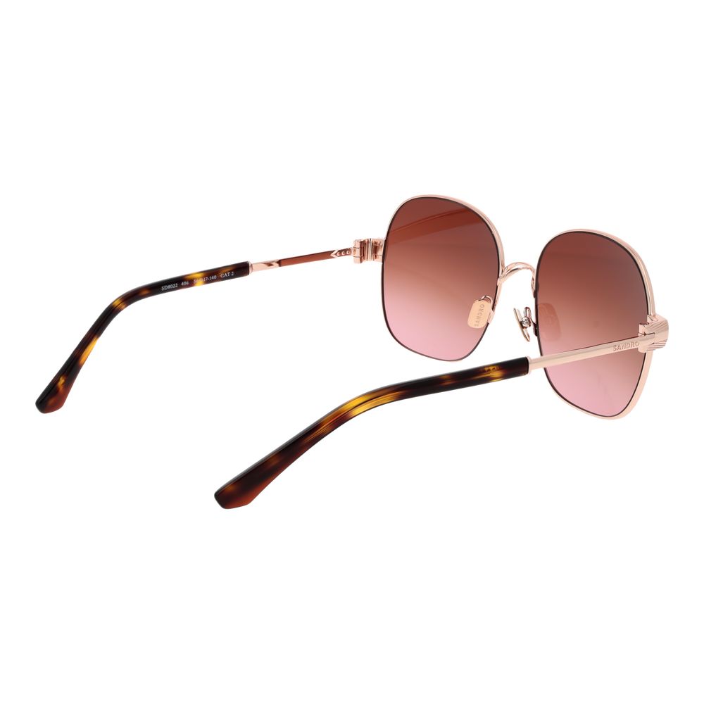 Sandro Rose Gold Frauen Sonnenbrille