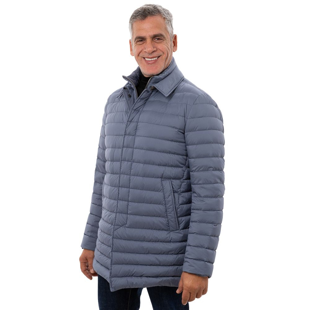 Herno Blaue Polyesterjacken &