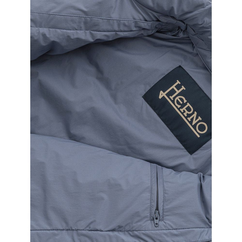 Herno Blaue Polyesterjacken &