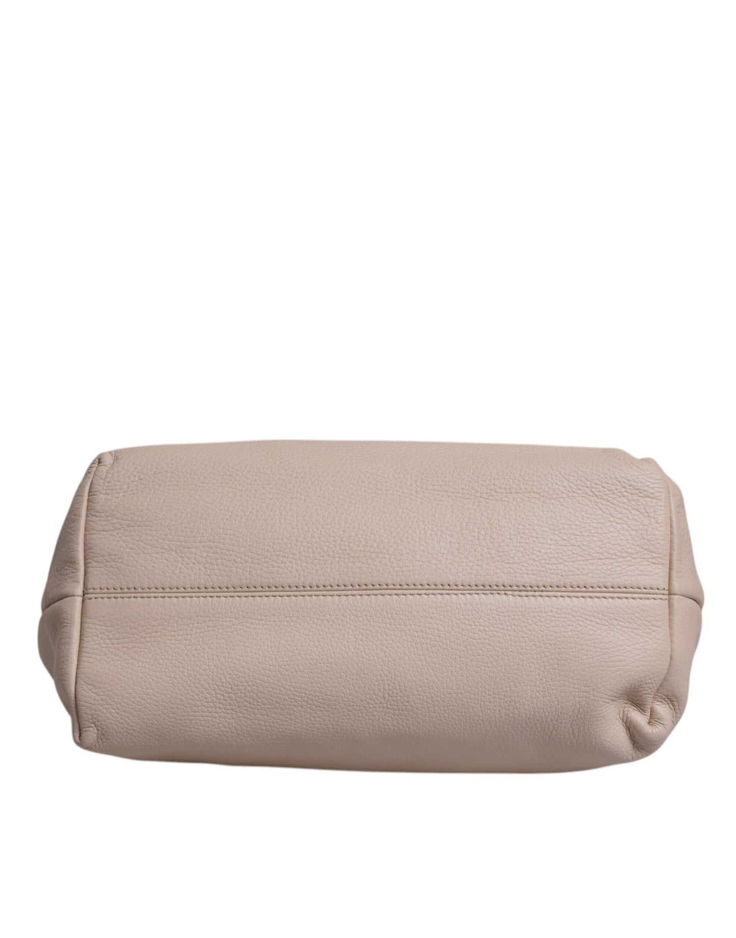 Dolce & Gabbana Hellrosa Hirschleder Logo-Plakette Tote Top Handle Bag