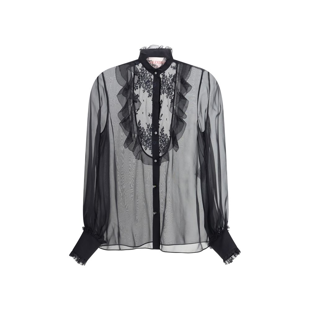 Valentino Chiffon-Hemd