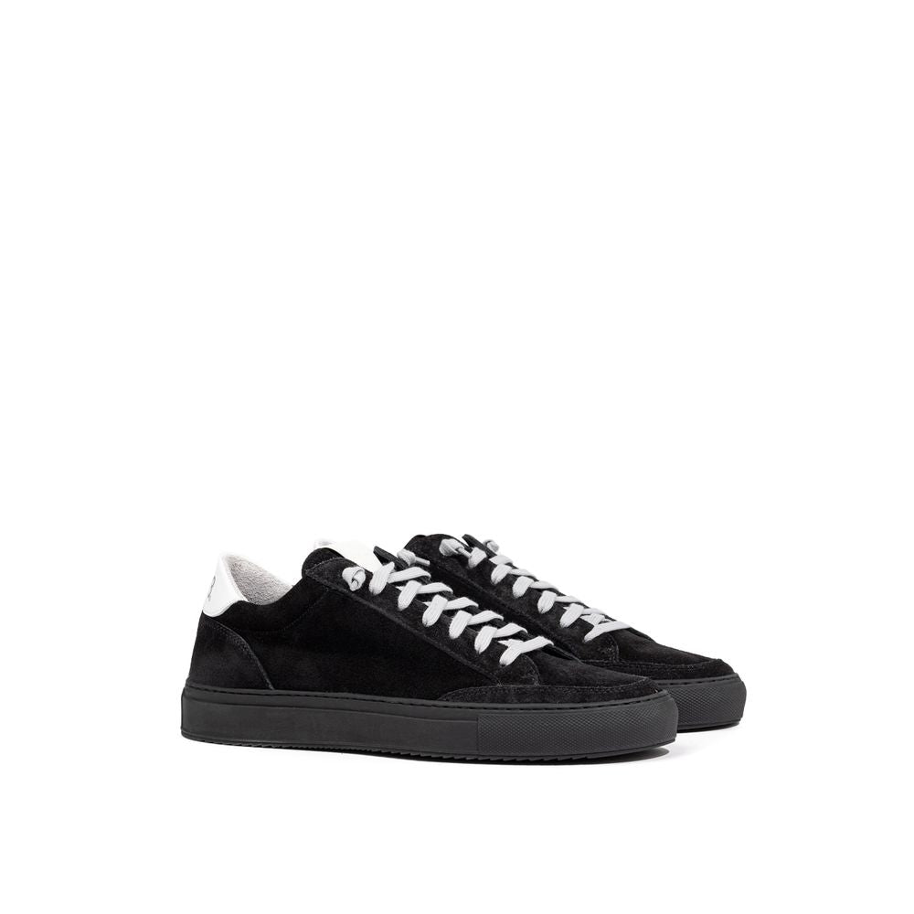 P448 Schwarzer Wildleder Sneaker