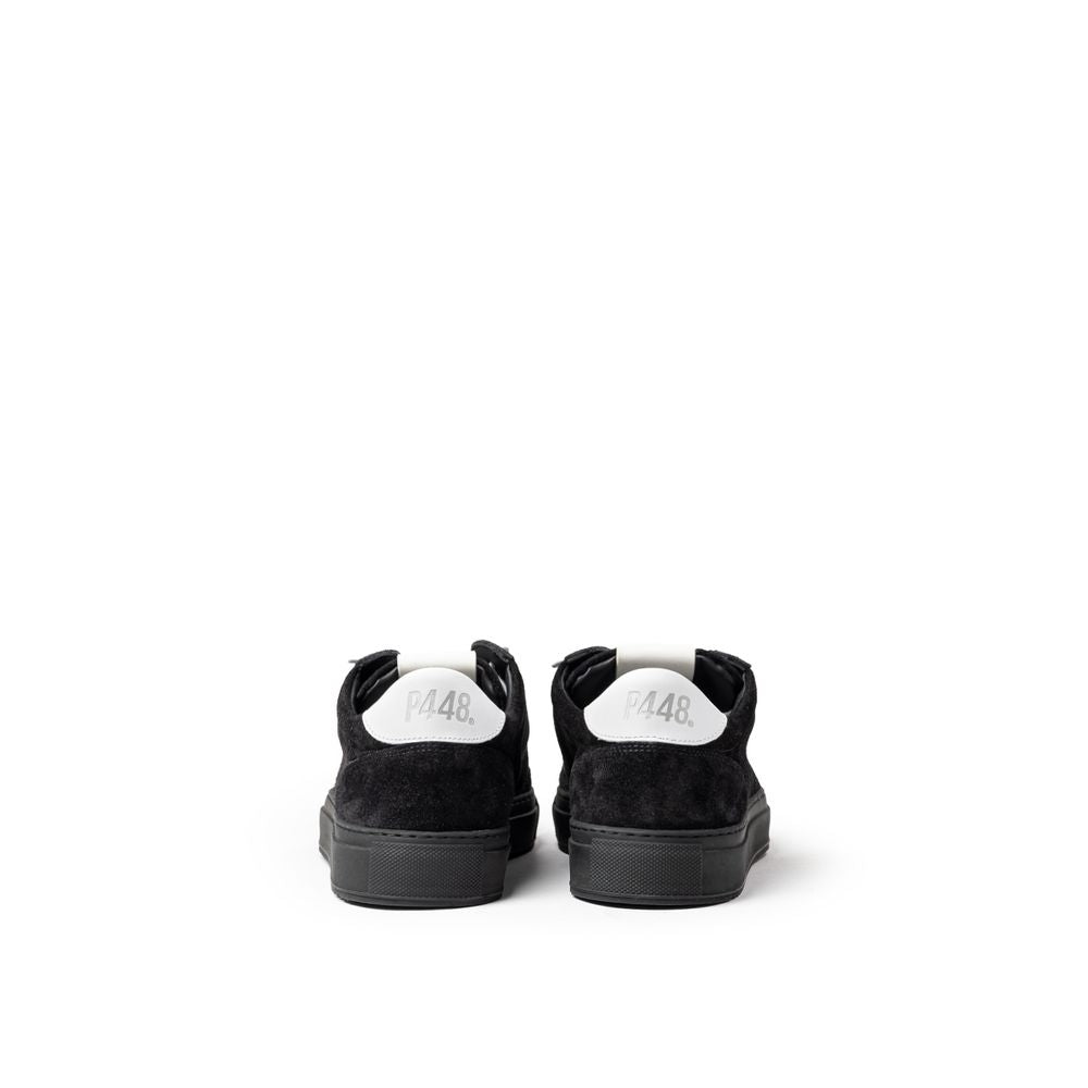 P448 Schwarzer Wildleder Sneaker