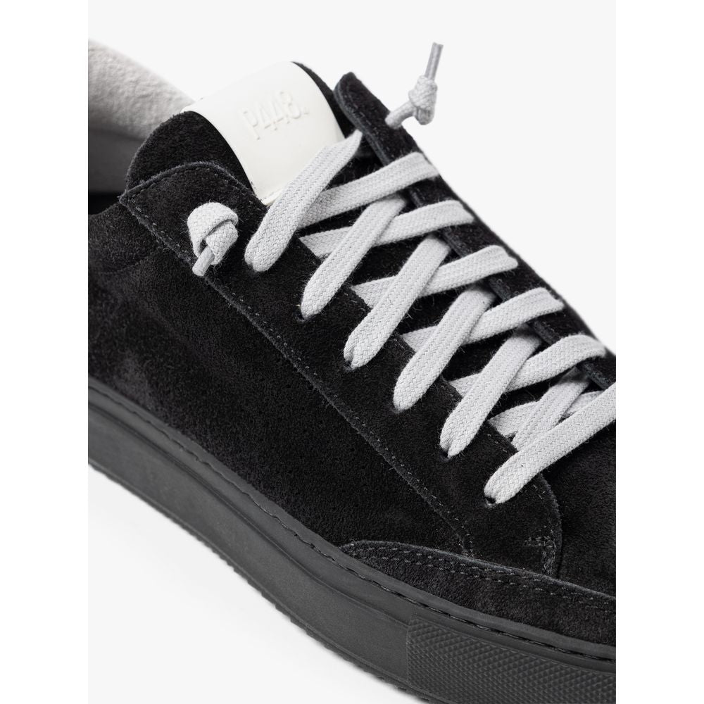 P448 Schwarzer Wildleder Sneaker