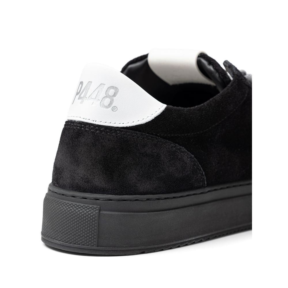 P448 Schwarzer Wildleder Sneaker