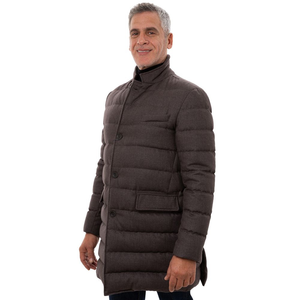 Herno Braune Wolljacken &