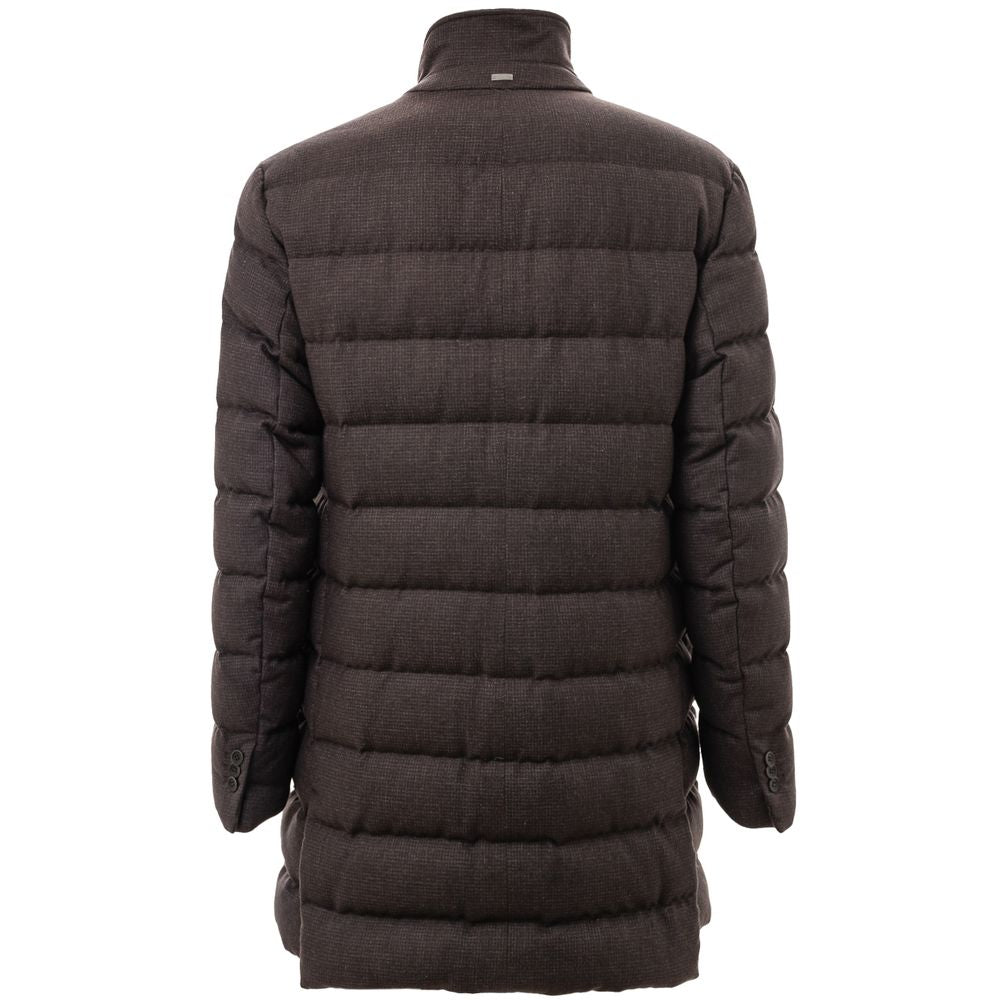 Herno Braune Wolljacken &