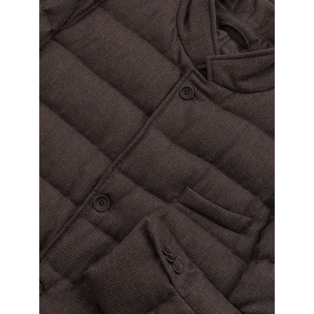 Herno Braune Wolljacken &