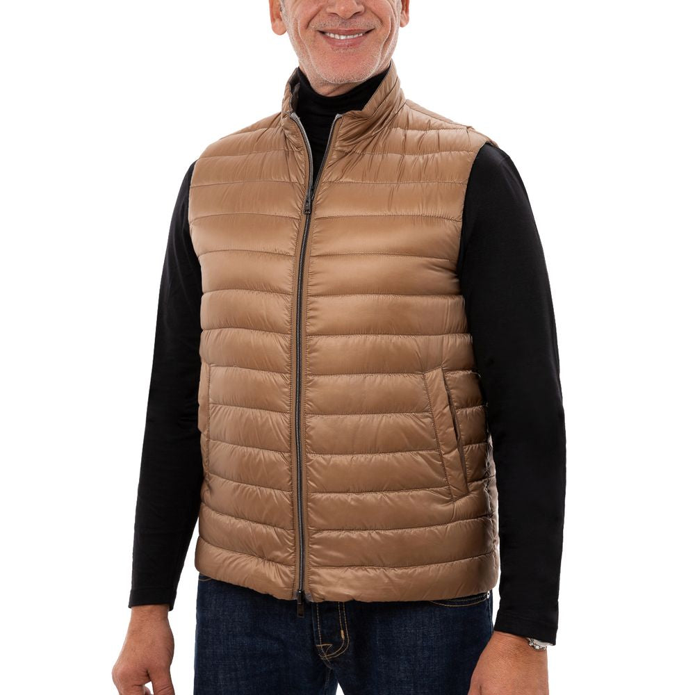 Herno Braune Polyamid Sleveless Jacke