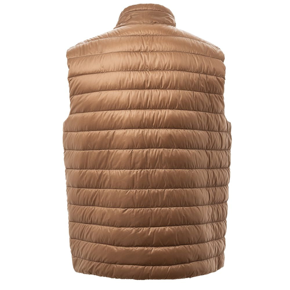 Herno Braune Polyamid Sleveless Jacke