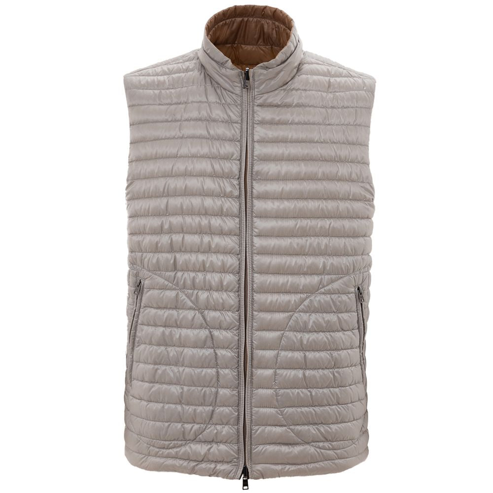 Herno Braune Polyamid Sleveless Jacke