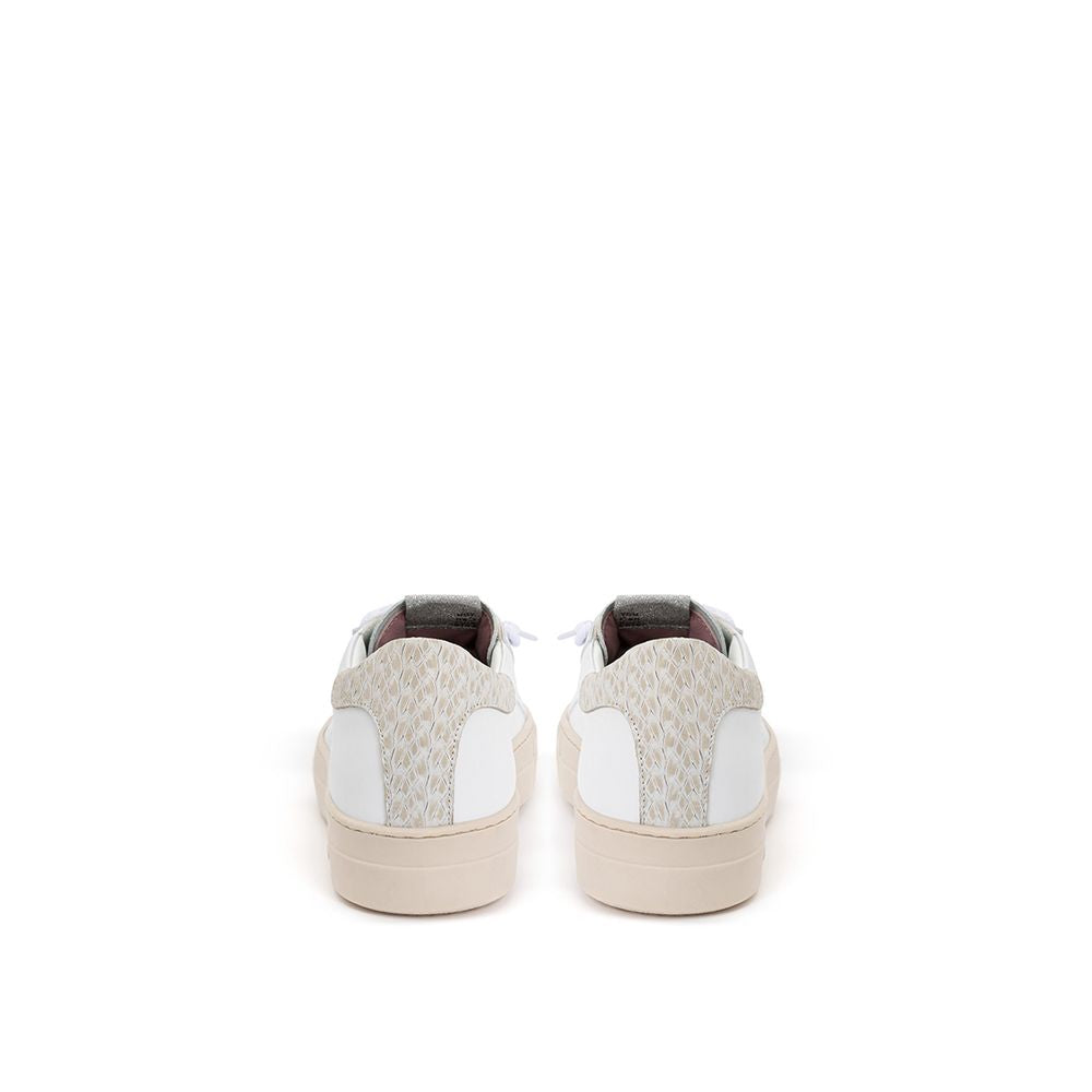 P448 Weiße Leder Sneakers Elegante Freizeitschuhe