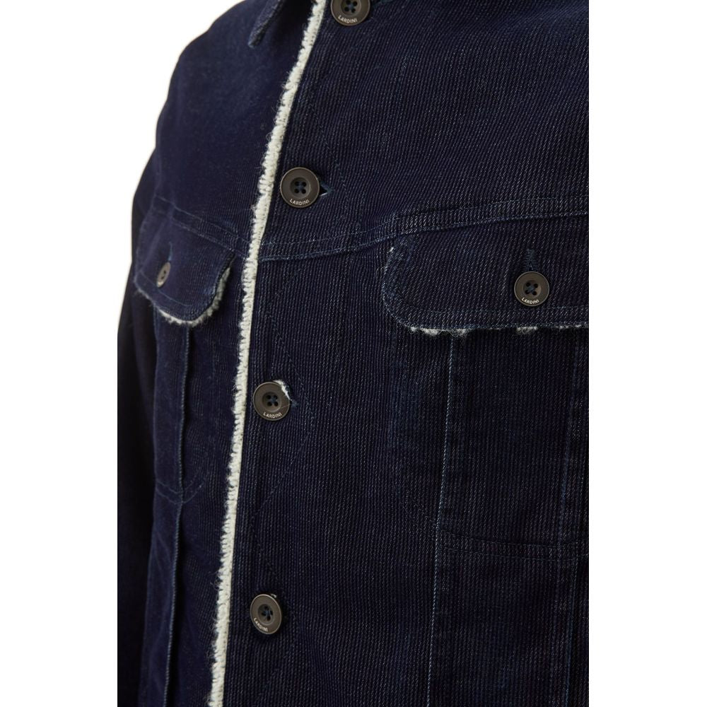Lardini Blaue Baumwolljacken &