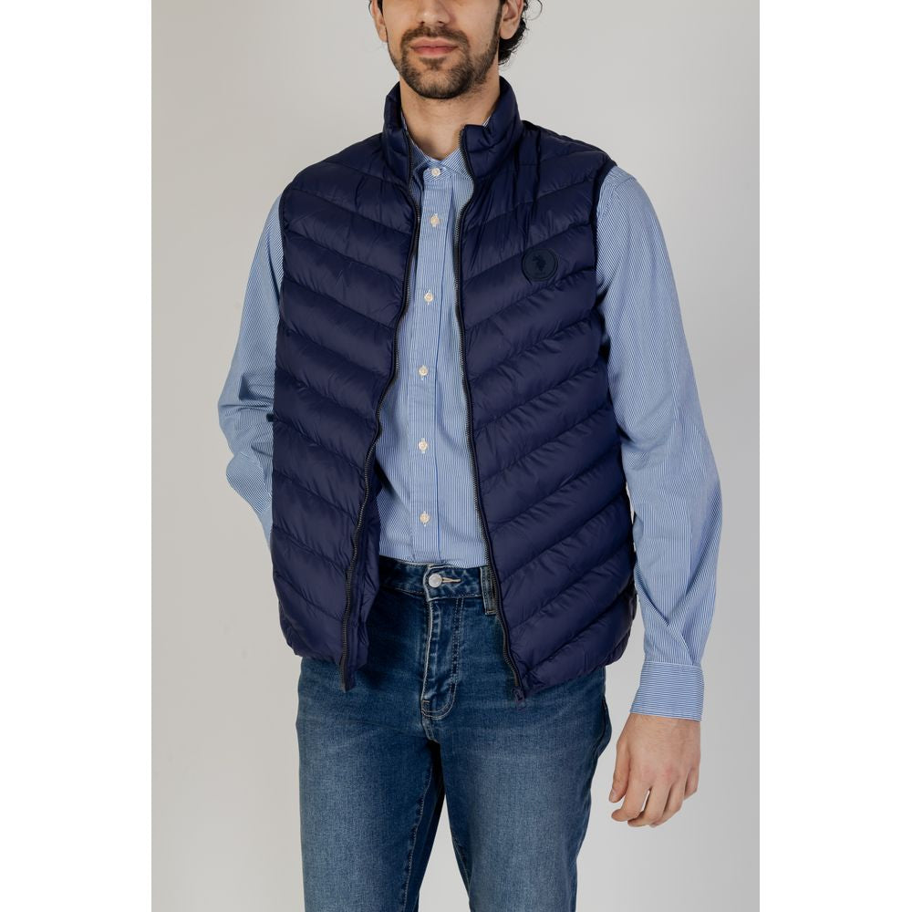 U.S. POLO ASSN. Blaue Polyamid Sleveless Jacke