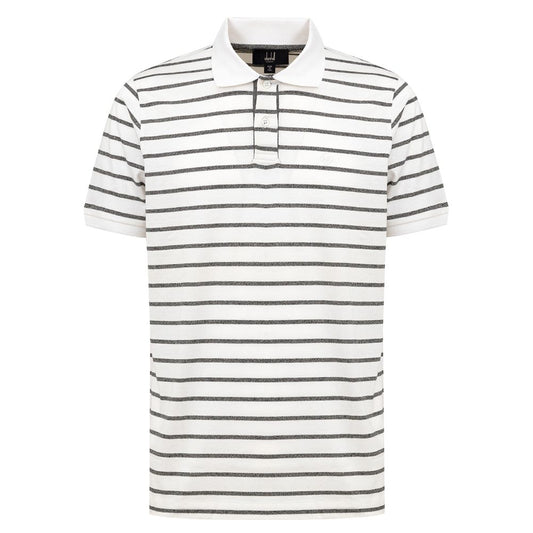 Dunhill Weißes Baumwoll-Poloshirt