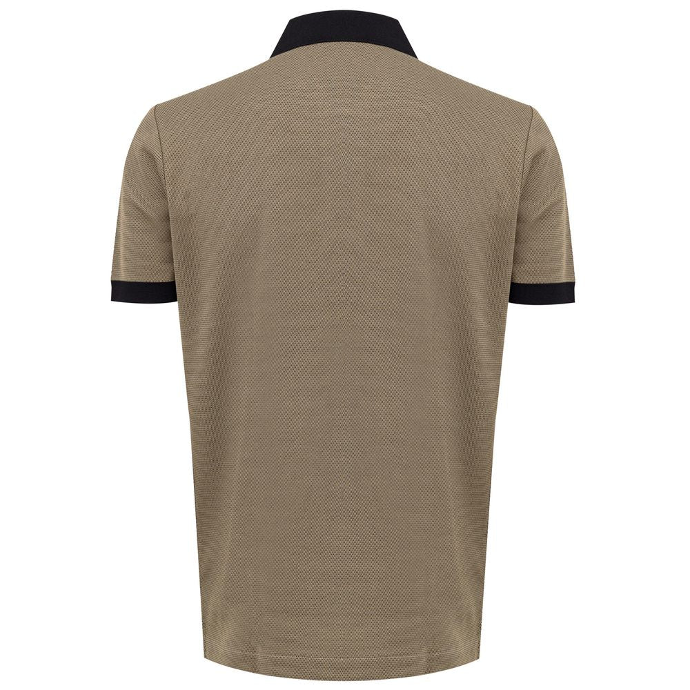 Dunhill Grünes Baumwoll-Poloshirt