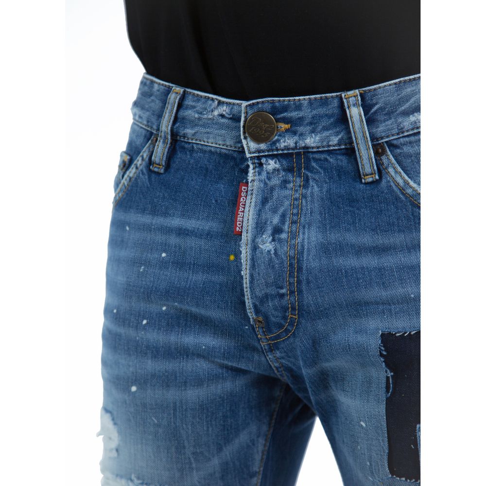Dsquared² Blaue Baumwolljeans &