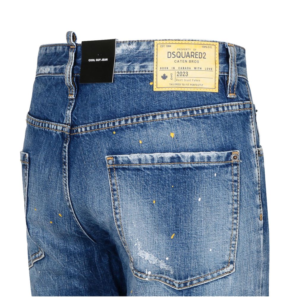 Dsquared² Blaue Baumwolljeans &