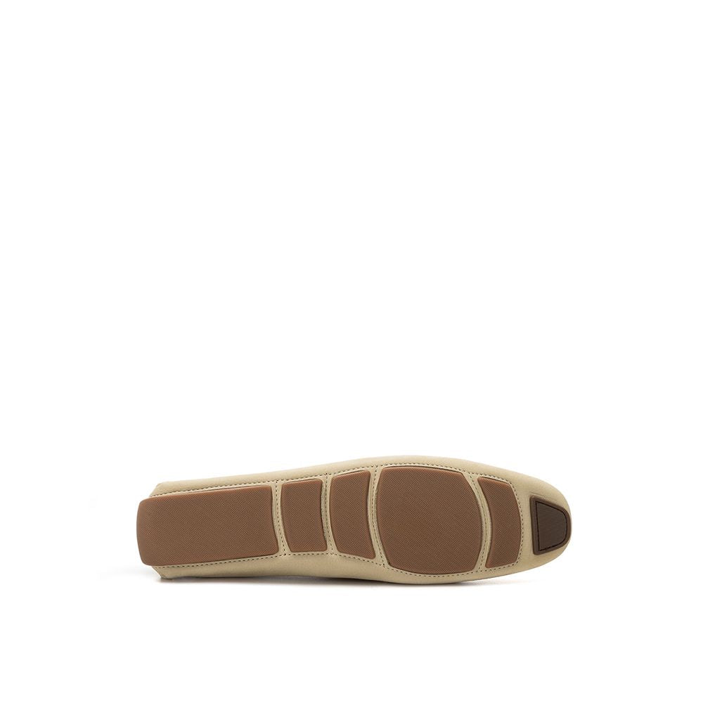 Bally Beige Leder Mokassin