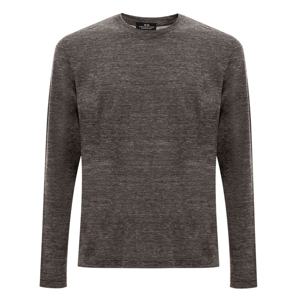 Corneliani T-Shirt aus grauer Wolle