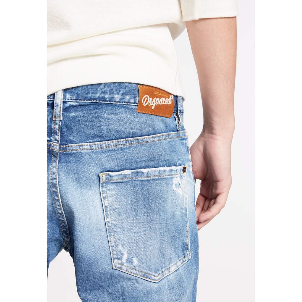 Dsquared² Blaue Baumwolljeans &
