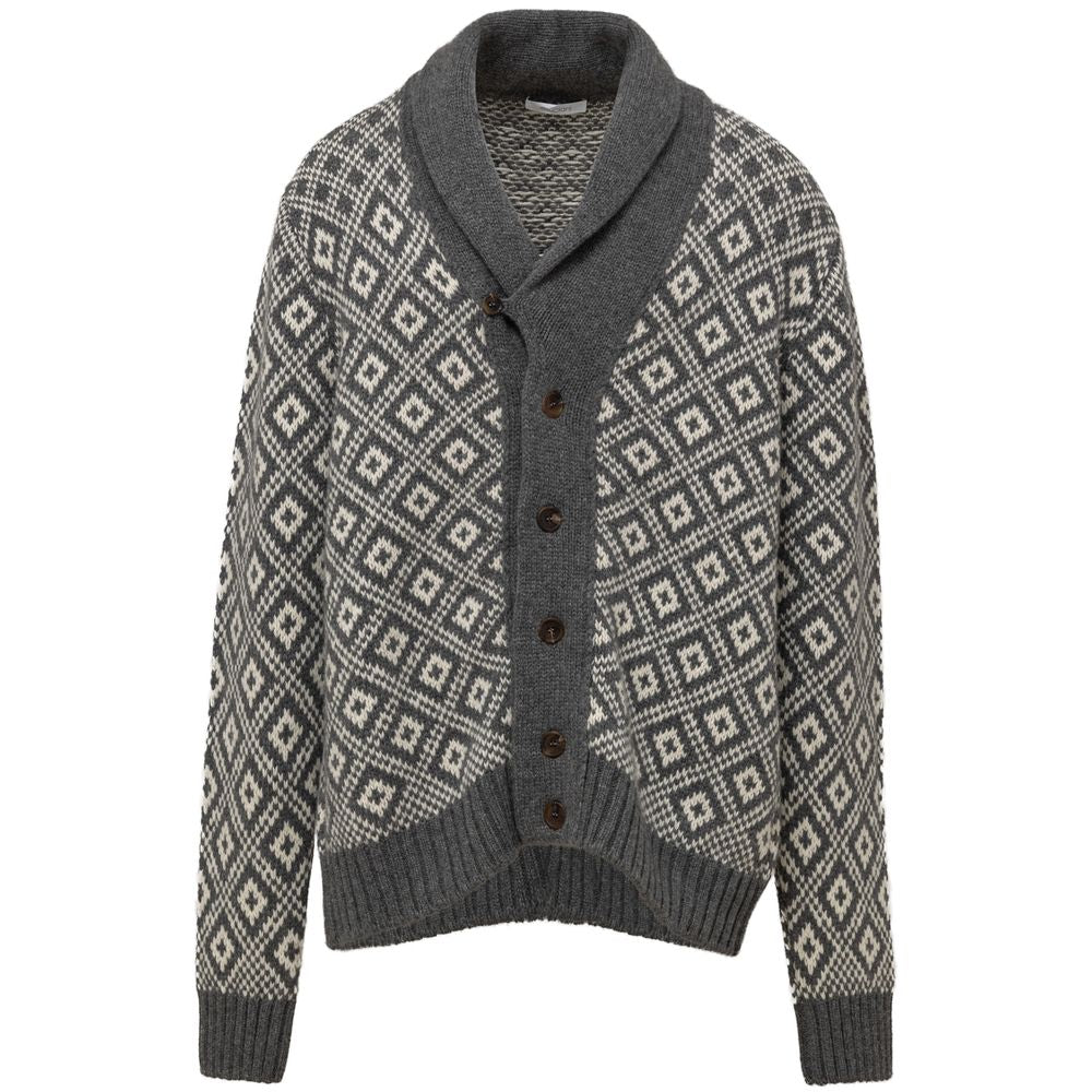 Cruciani Bicolor Kaschmir-Strickjacke