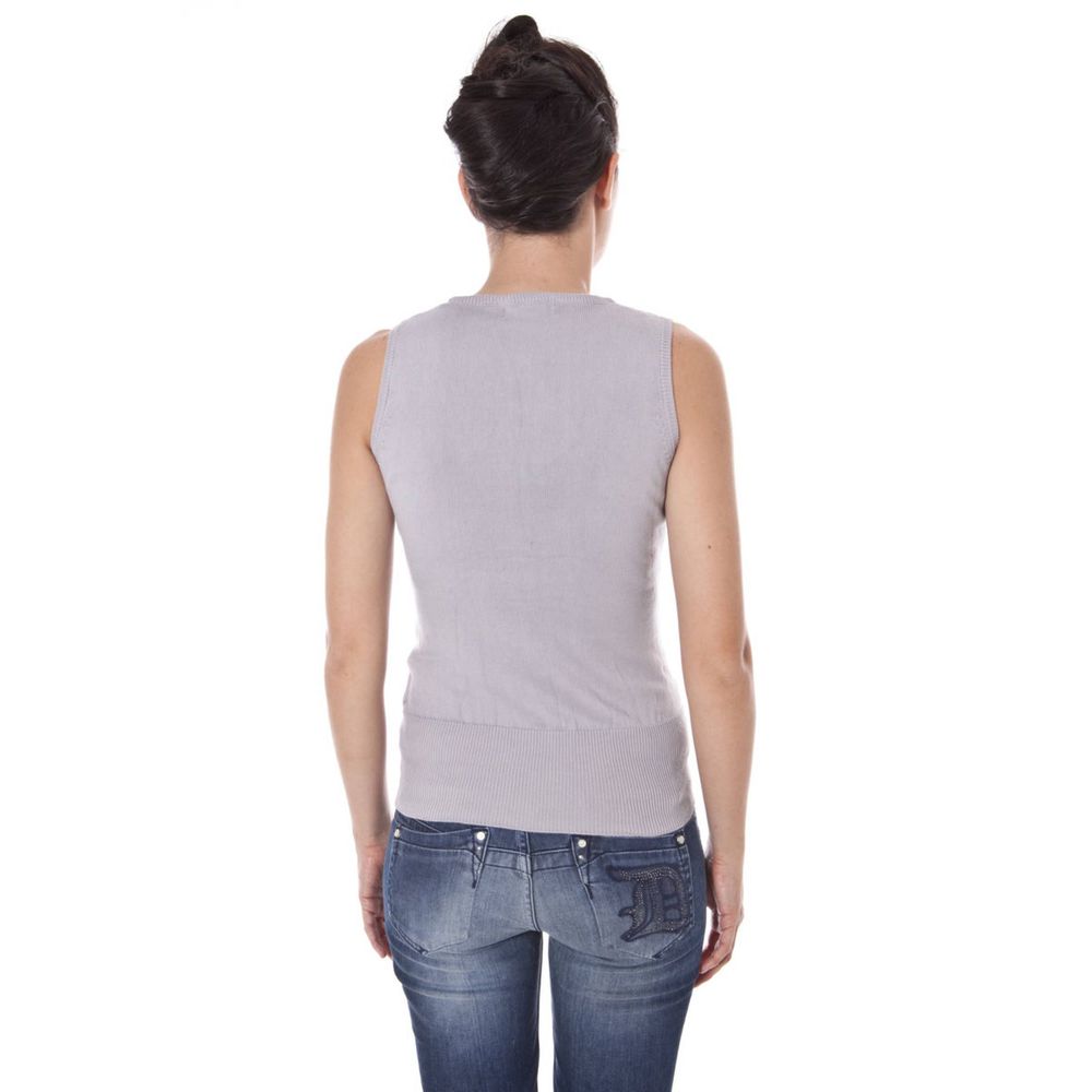 Datch Grauer Baumwollpullover