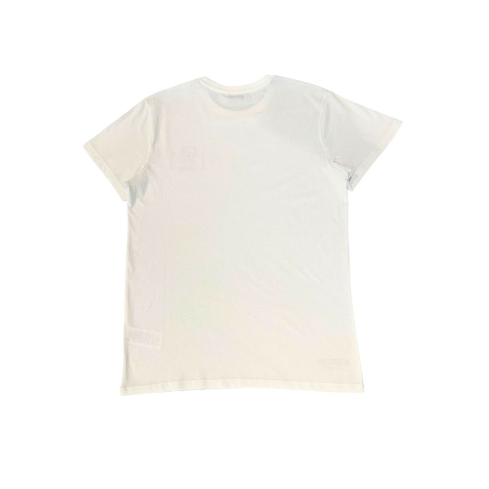 Iceberg Weißes Baumwolle Männer T-Shirt