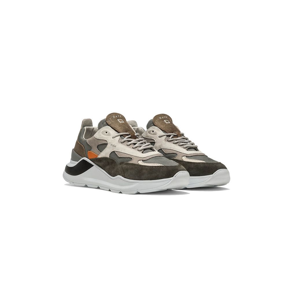 D.A.T.E Graue Leder Sneaker