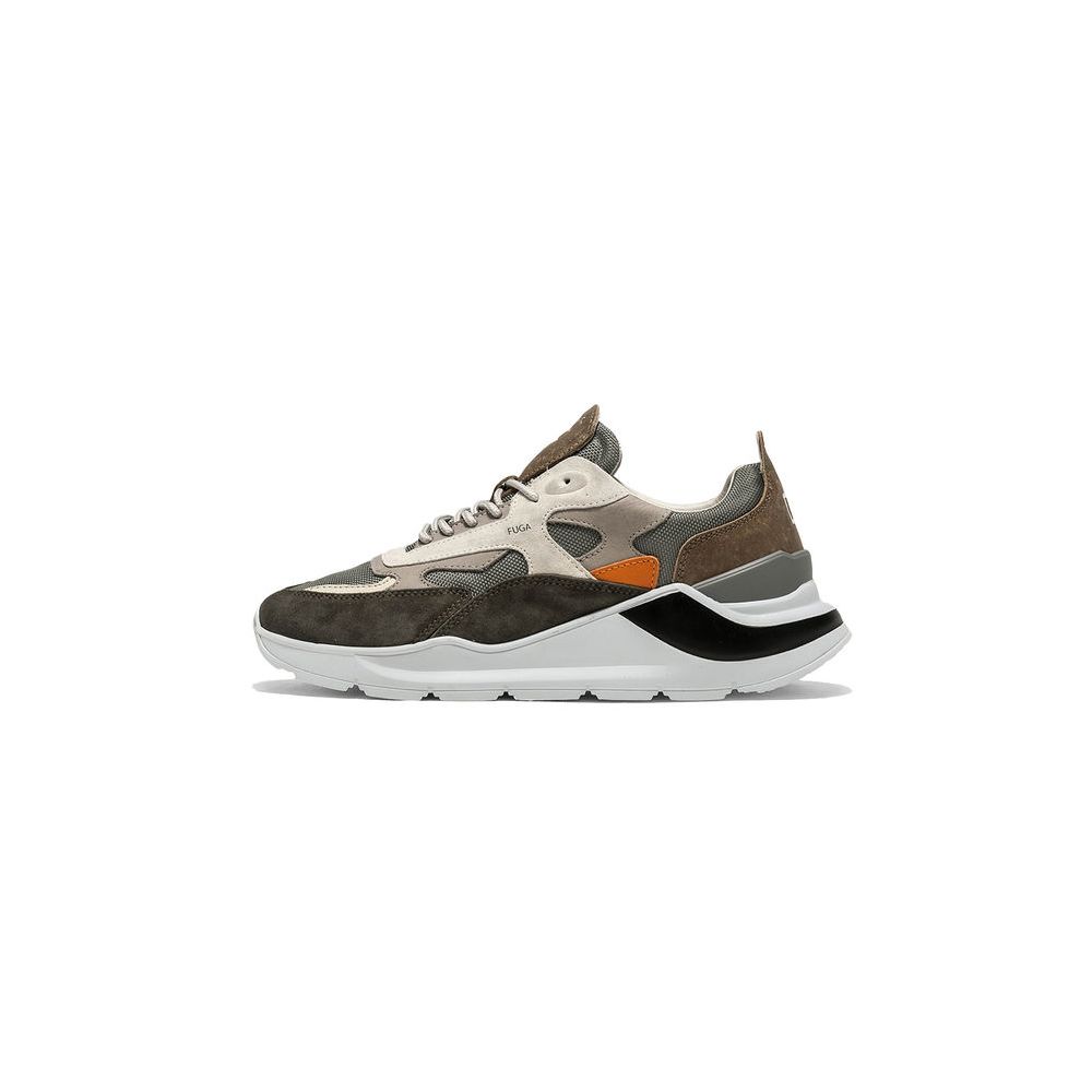 D.A.T.E Graue Leder Sneaker