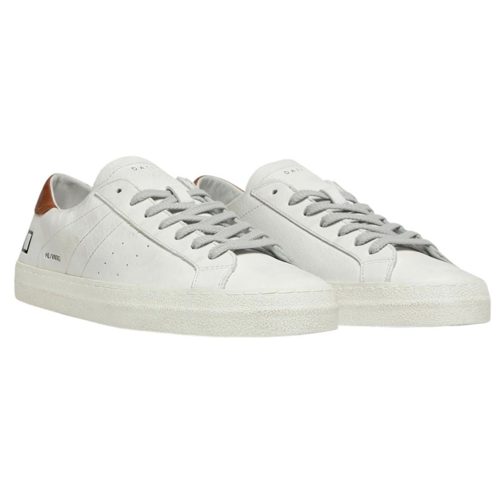 D.A.T.E Weißes Leder Sneaker
