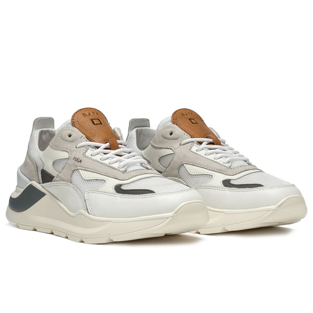 D.A.T.E Weißes Leder Sneaker