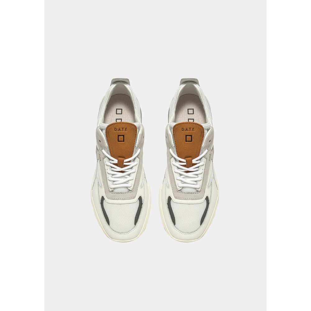 D.A.T.E Weißes Leder Sneaker