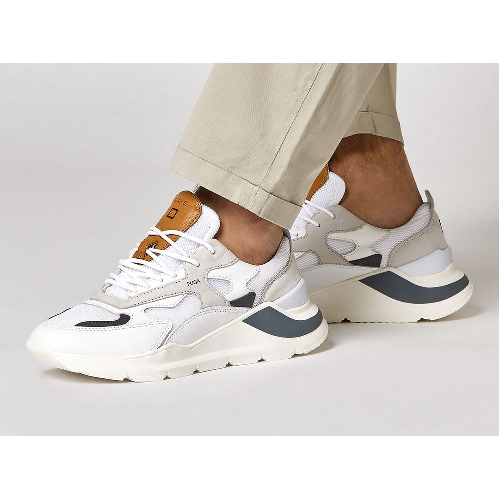 D.A.T.E Weißes Leder Sneaker