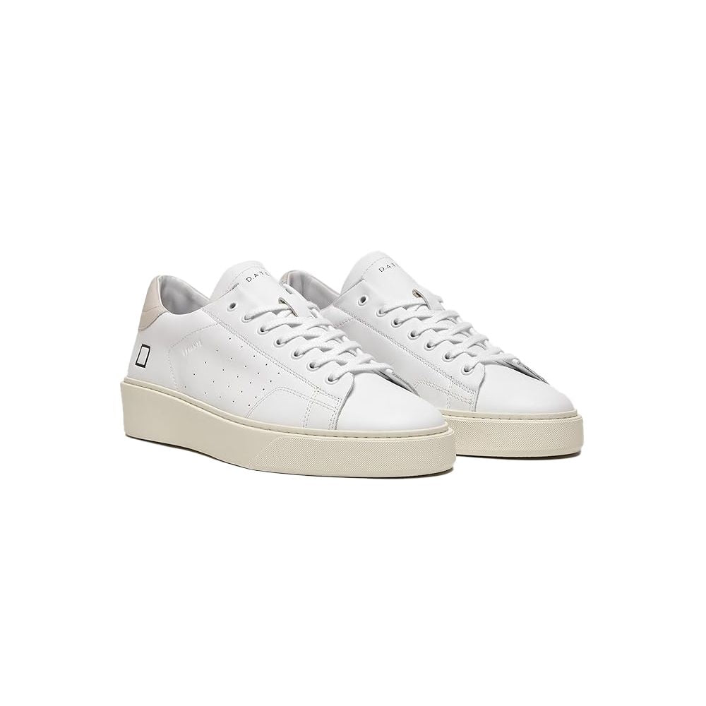 D.A.T.E Weißes Leder Sneaker