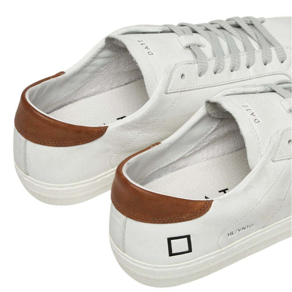 D.A.T.E Weißes Leder Sneaker