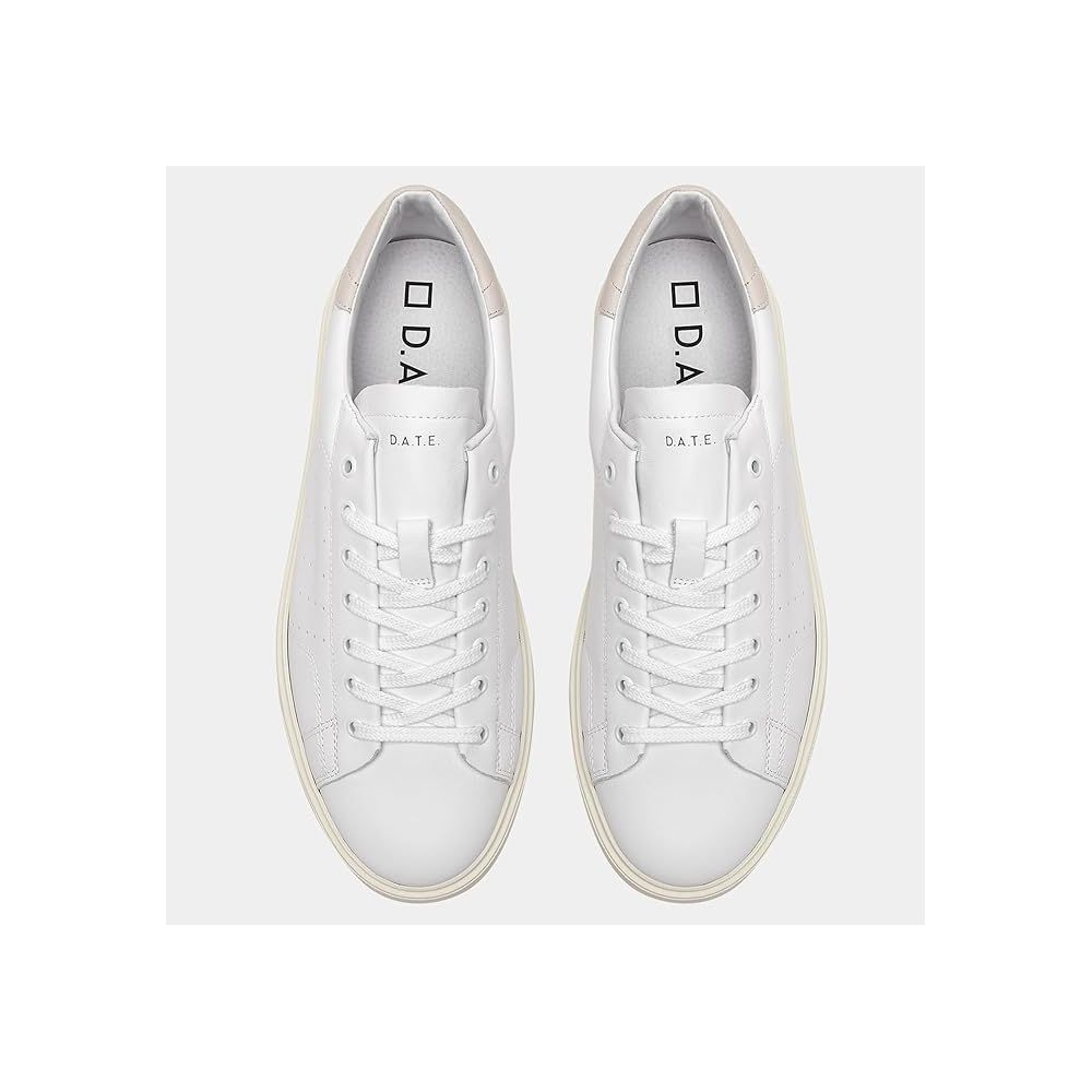 D.A.T.E Weißes Leder Sneaker
